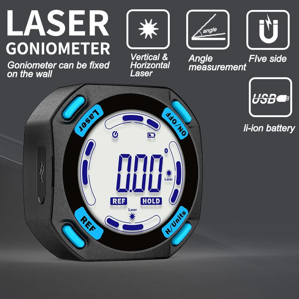 Aicevoos High Precision Digital Angle Gauge with Magnetic Sides