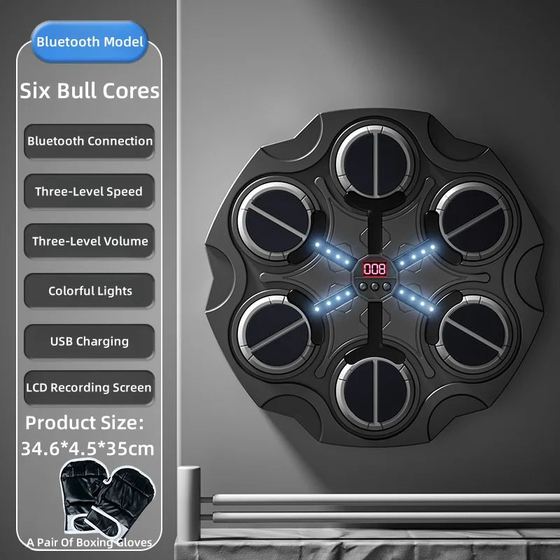 Smart Boxing Machine with Music Bluetooth black 1