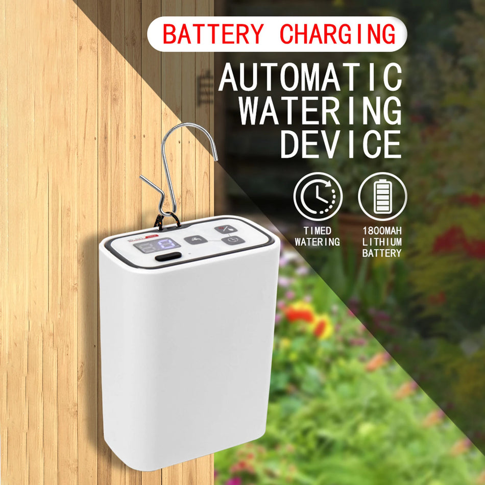 Automatisk bevattningssystem med inbyggd pump 3-vägs koppling