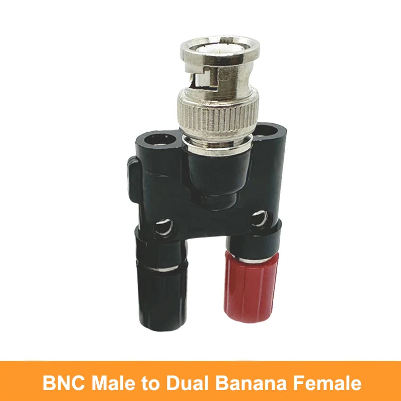 BNC to Banana Plug Splitter &ndash; Dual Female Socket Adapter BNCJ-2BananaK x1