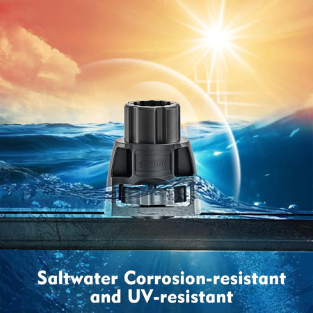 Heavy-Duty Kayak Track Adapter with Anti-Rotation Locking Base for Accessories