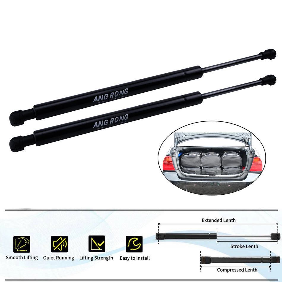 Amortisseurs de hayon à gaz pour BMW E90 Série 3 2005-2011, 320N de levage, longueur étendue de 370 mm