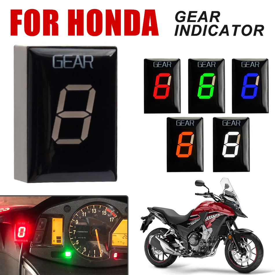 Honda CB500X versnellingsindicator met LED-display voor Honda-motorfietsen, eenvoudige installatie voor verschillende modellen