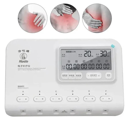 Vilnason 6-Channel EMS TENS Acupuncture &ndash; Six Outputs