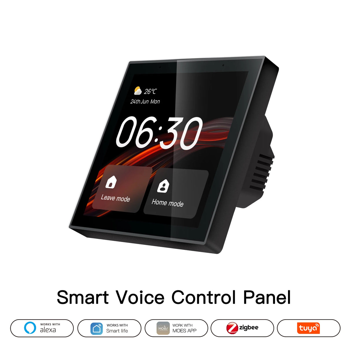 Tuya WiFi Smart Touch Screen Control Panel with Voice and ZigBee Integration 4 Inches / 100-240 V