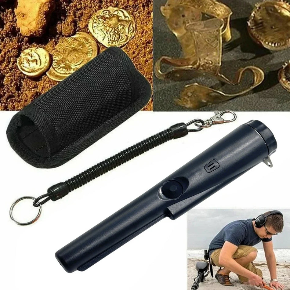 Handheld Metal Detector With Sensitive Pinpointer And Led Bracelet