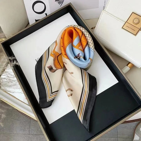 Luxury Silk Shawl Scarf &ndash; Elegant Versatile Fashion Wrap