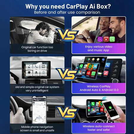 Carlinkit Android 13 CarPlay Android Auto TV Box SDM660 LTE