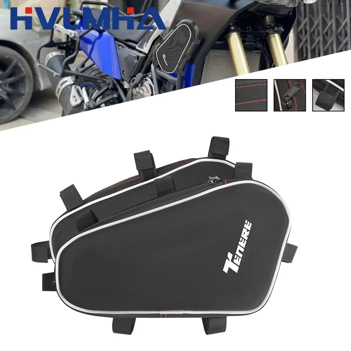 for Yamaha Tenere 700 XTZ700 2019-2022 Waterproof Motorcycle Frame Crash Bar Bag Tool Repair Storage Accessory by InterCyprus Trading Ltd