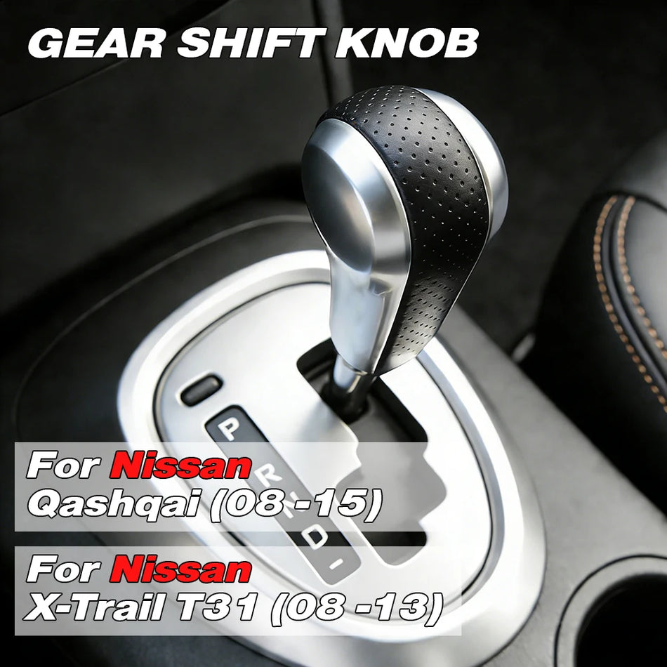 Mânere de schimbător de viteze cu fibră de carbon pentru Nissan Qashqai X-Trail 2008-2015