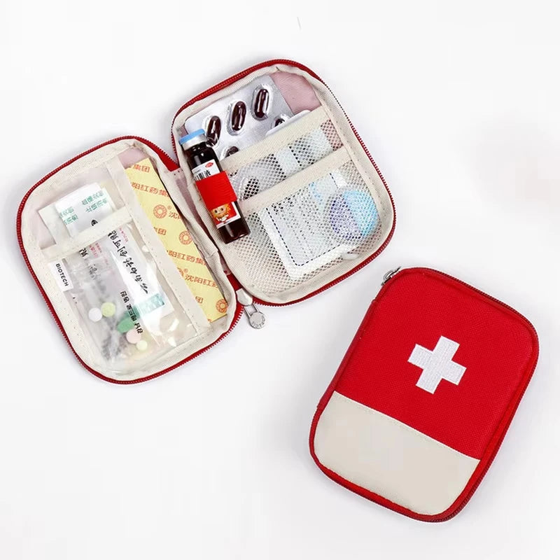 Compact Portable First Aid Kit for Travel and Outdoor Emergencies