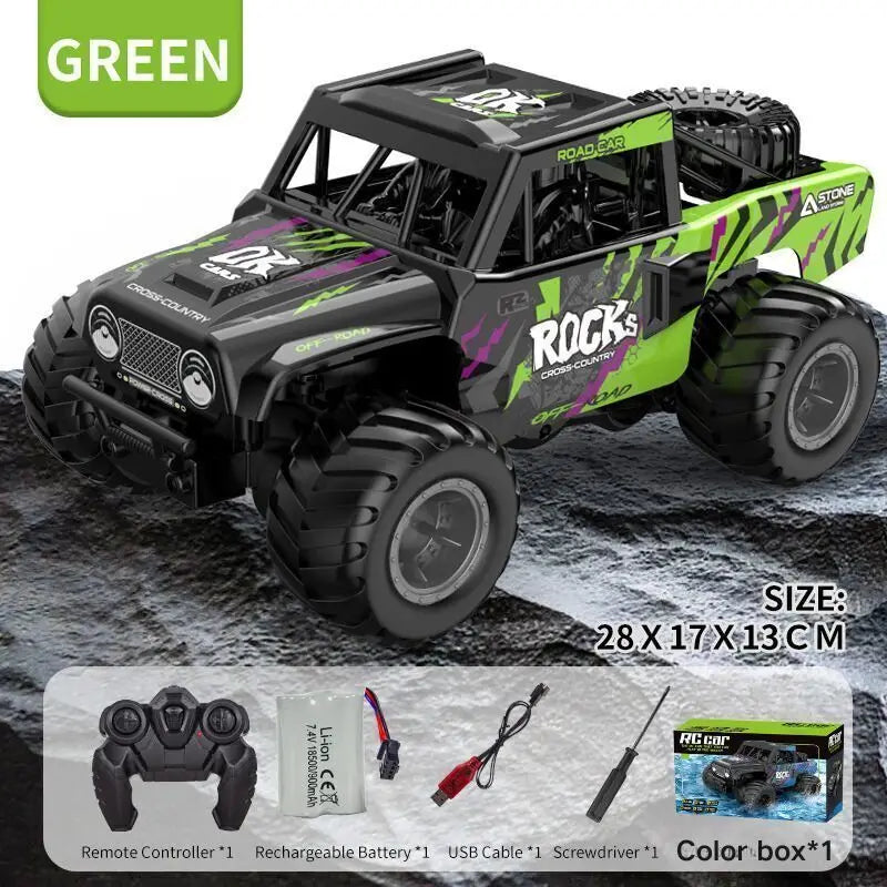JJRC Q191 All-Terrain Amphibious RC Car - 4WD Off-Road Adventure Green-Color box