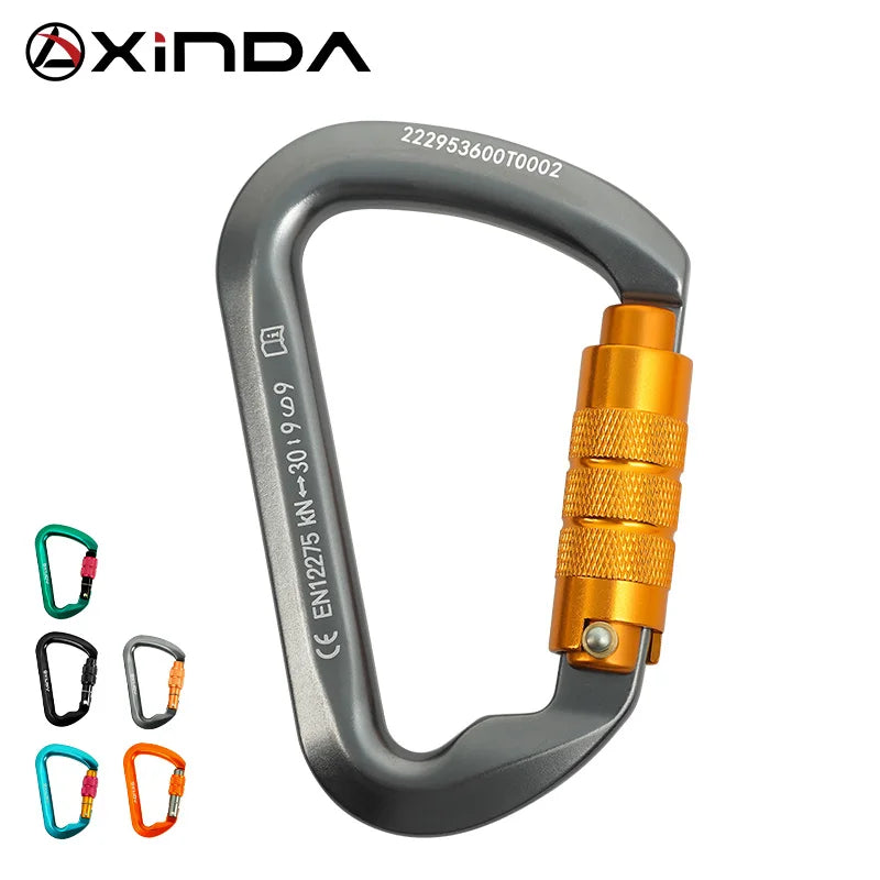 Xinda Outdoor Carabiner &ndash; 30kN Load Capacity Aluminum Alloy