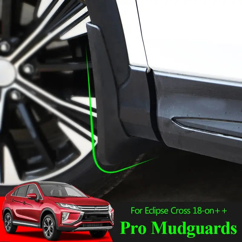 Set Molded Mud Flaps For Mitsubishi Eclipse Cross 2018 -2025 Mudflaps Splash Guards Flap Mudguards Fender Front Rear 2019 2020 by InterCyprus Trading Ltd