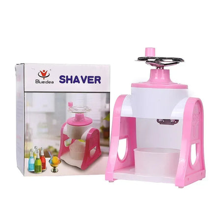 Portable Mini Ice Crusher for Home Use - Manual Shaved Ice Machine