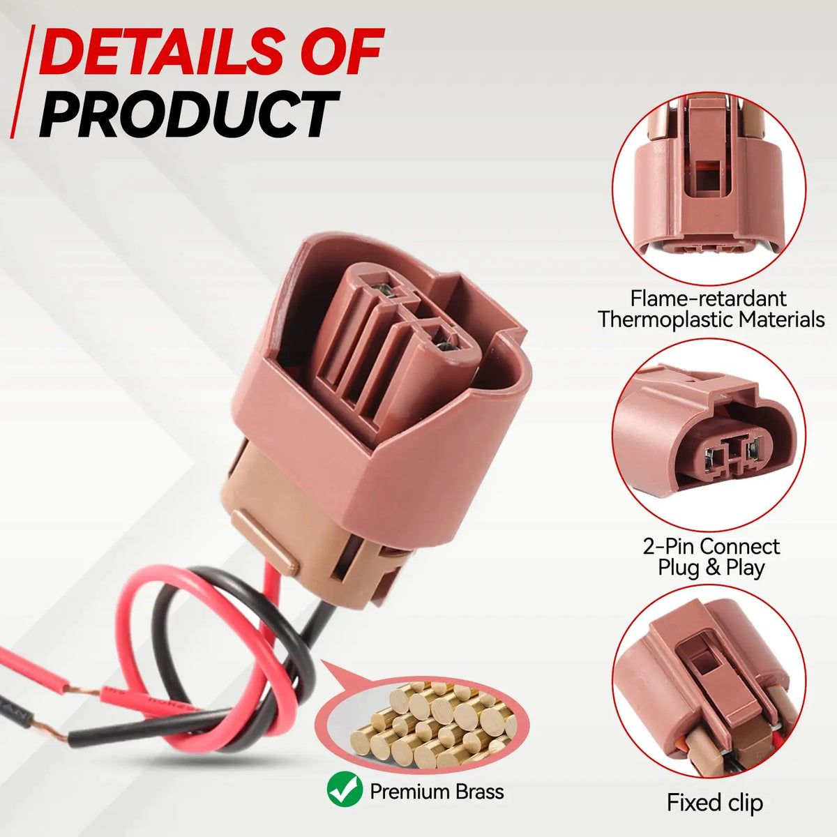 Headlight Bulb Socket Connector 90980-11659 For Lexus Toyota Auris HIR2 9006 9012 HB4 9005 Wiring Adapter by InterCyprus Trading Ltd