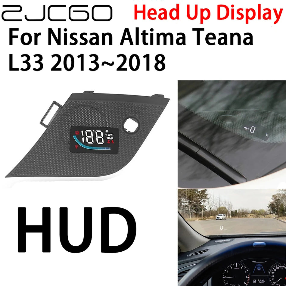 Auto HUD Peaülevaate Ekraan Nissan Altima Teana L33 2013-2018