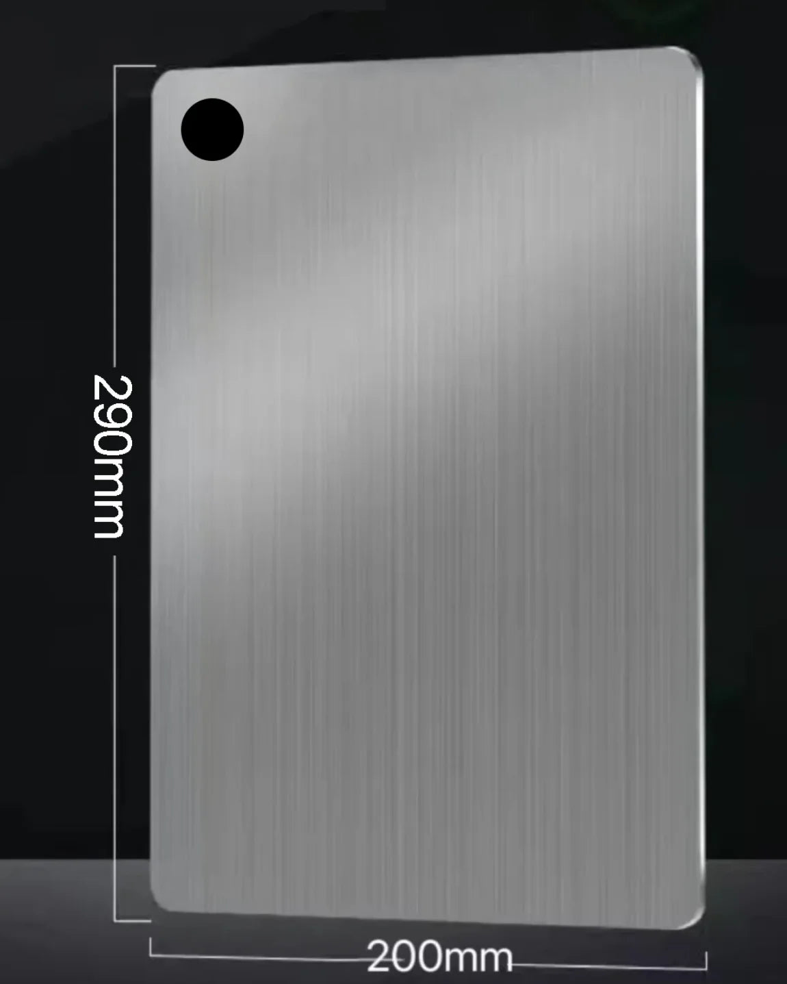 5 Size 304 Stainless Cutting Board - Ultra Antibacterial 29x20 cm