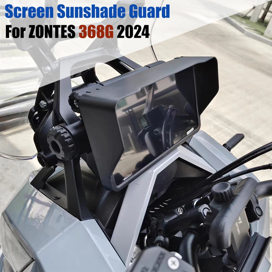 Zontes 368G dashboard zonnescherm beschermer, anti-verblindingsinstrumentenschermhoes