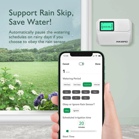 InkBird Garden Irrigation Timer &ndash; Smart WiFi Controller