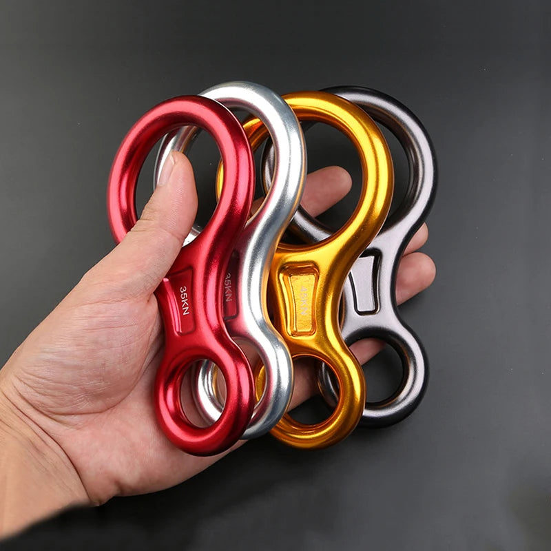 Aluminum Alloy 8-Character Ring Descender &ndash; Lightweight