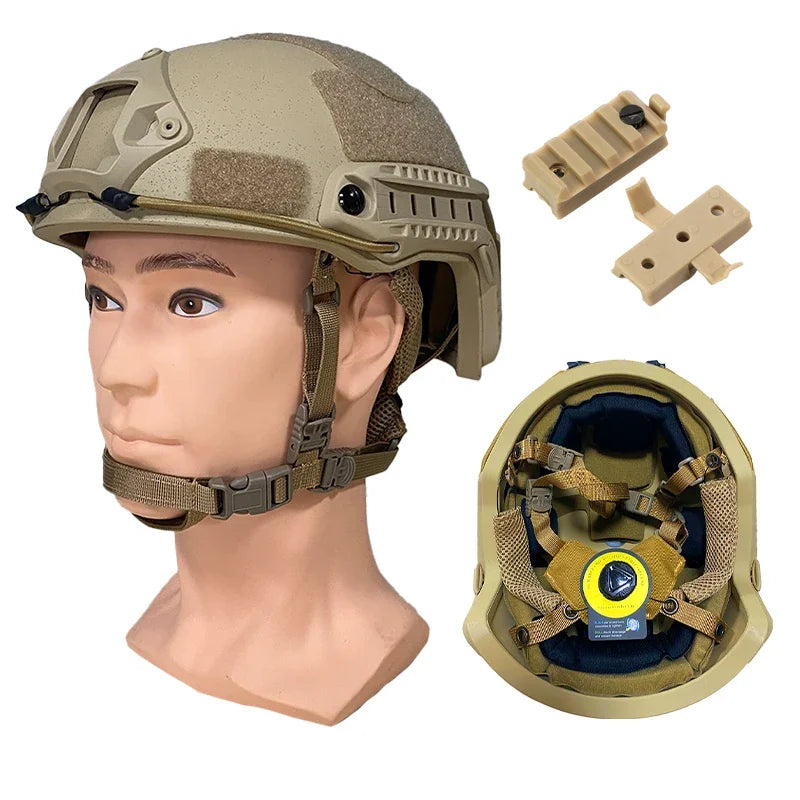 Wendy Ballistic ACH High Cut Helmet &ndash; Ultra Lightweight Sand-Wendy