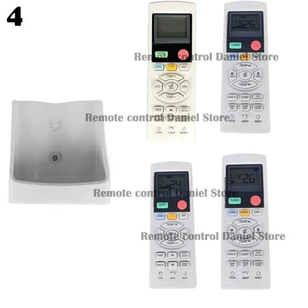 Air Conditioner Remote Holder White Remote Controller Holder Bracket Holder by InterCyprus Trading Ltd