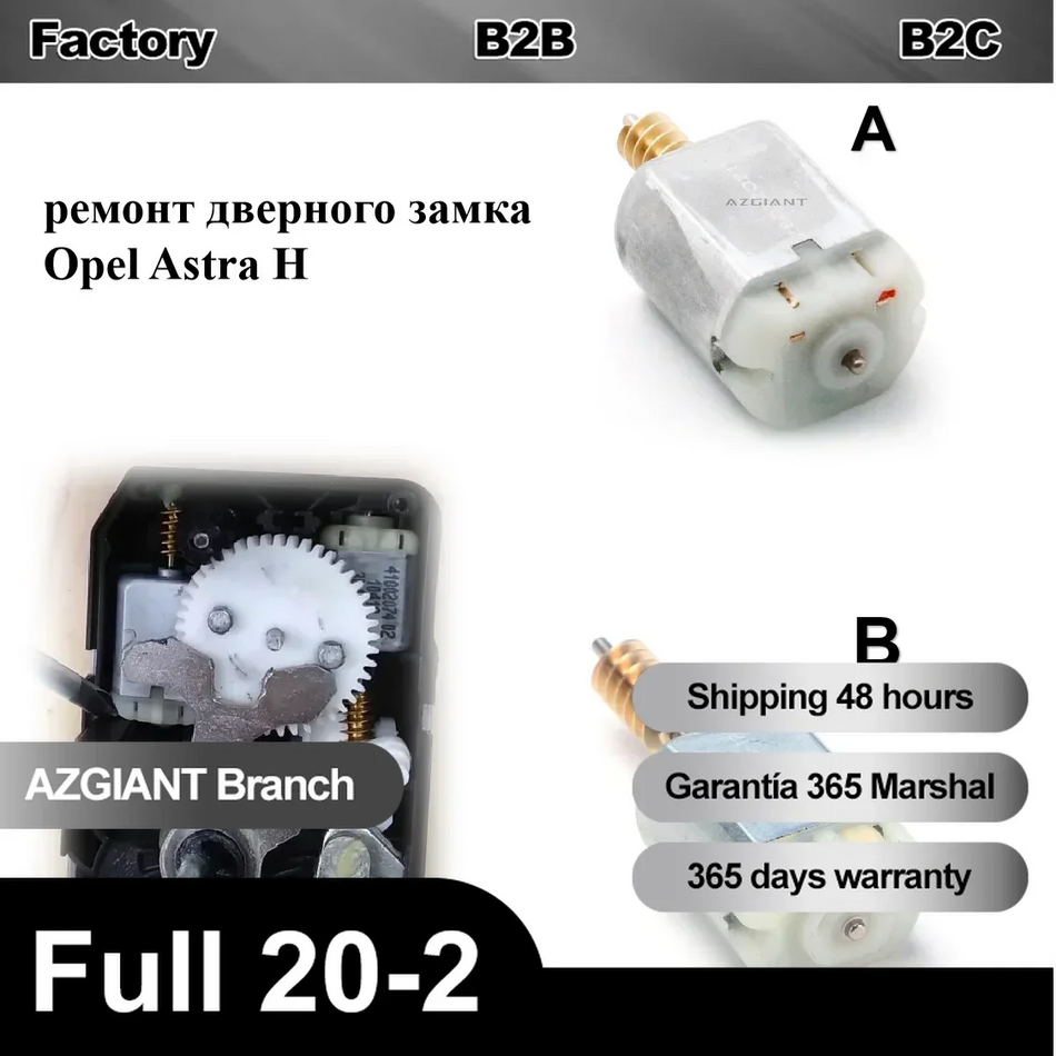 Door Lock Actuator for Opel Astra H MK5 12V DC Front Door Latch and Central Locking Repair