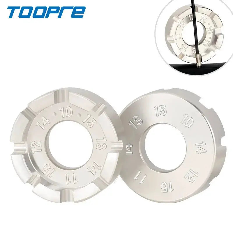 Bicycle Spoke Wrench Mountain Bike Road Weaving and Ring Adjustment Tool 8-Port Steel Wire Wrench Steel Ring Correction by InterCyprus Trading Ltd