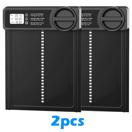 Automatic Chicken Coop Door &ndash; Intelligent Auto Timer Upgrade Version 2PCS