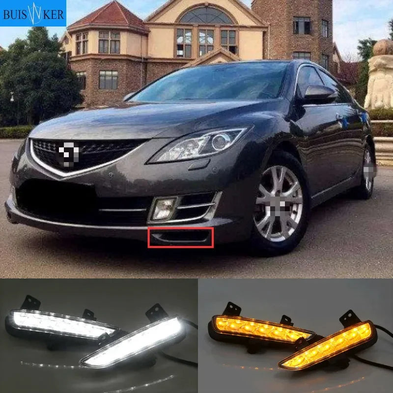 Mazda 6 Fendinebbia DRL LED Luce diurna Anteriore