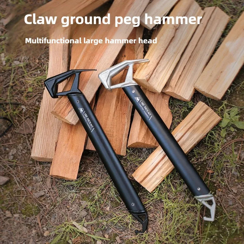 ISE MOUNT Outdoor Multifunctional Camping Hammer with Puller