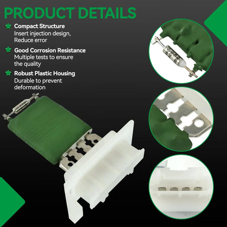 Heater Blower Motor Fan Resistor A1698200397 For Mercedes Benz A Class B Class W169 W245 2004-2012 Auto Parts by InterCyprus Trading Ltd