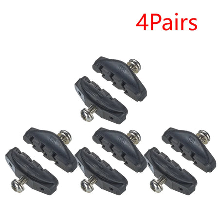 Road Bike Brake Pad &ndash; Ultra Quiet Durable Rubber Brake Pads 4Pairs