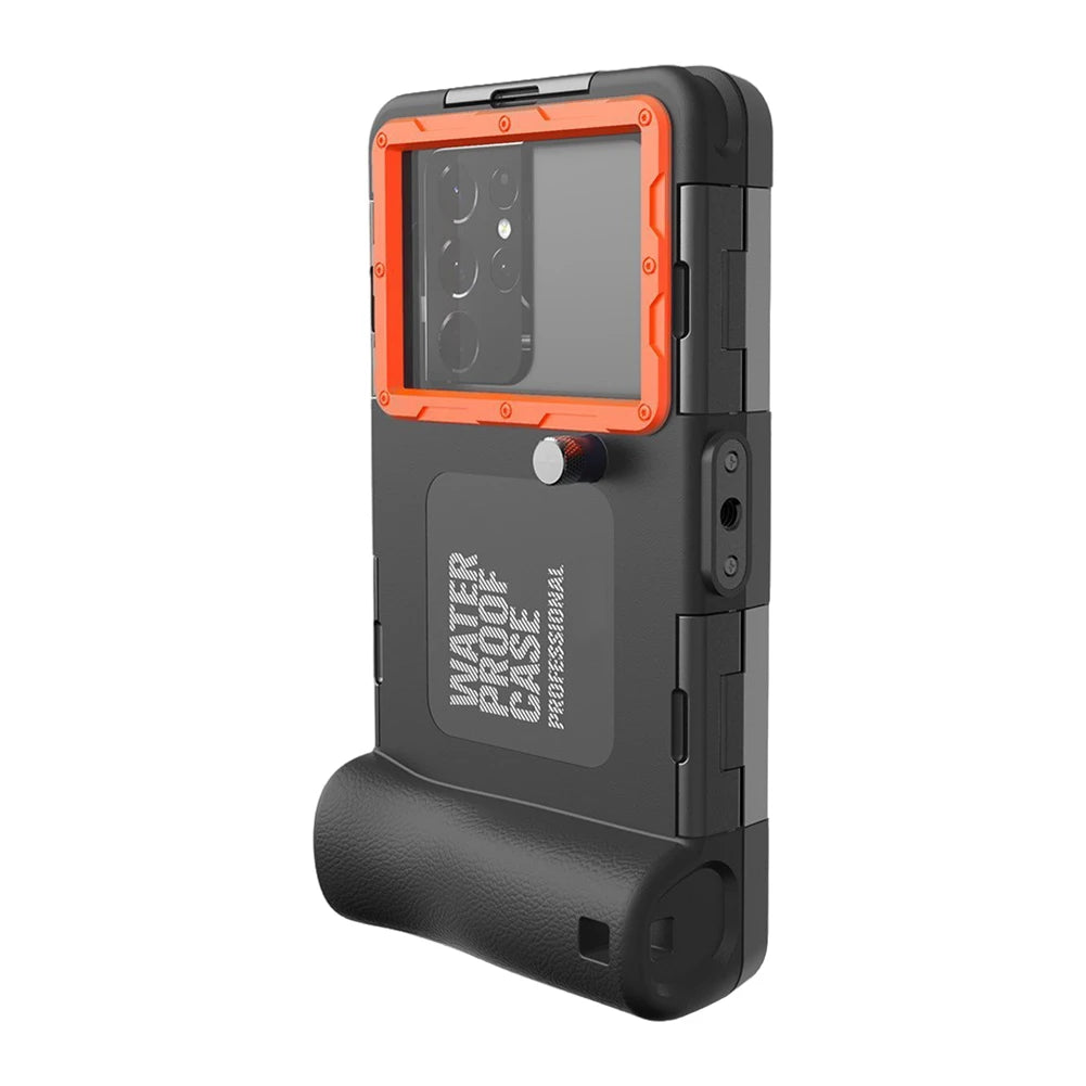 Snorkeling Phone Case &ndash; Underwater Photo And Video Ready Black Orange / CHINA