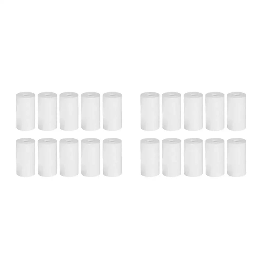 10 Rolls White Thermal Paper for Kids Cameras 20 Thermal Paper