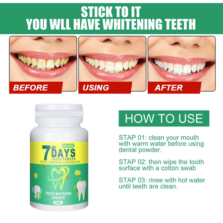 5 Days Whitening Tooth Powder &ndash; Effective Stain Removal for Radiant Smile