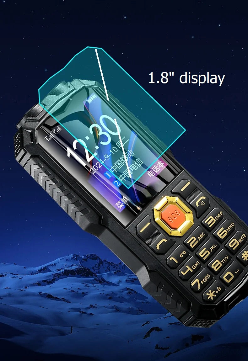 2G Rugged Senior Phone With SOS &ndash; Ultra Long Battery Life