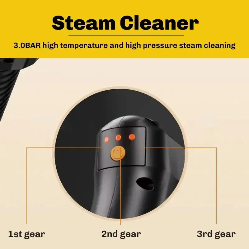 2500W Handheld Steam Cleaner High Pressure Car Kitchen