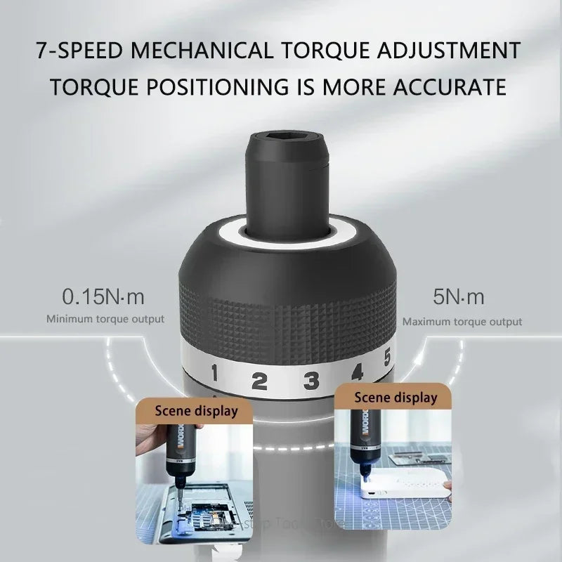 Worx WX242 Electrical Screwdriver Set &ndash; Smart Cordless USB Rechargeable
