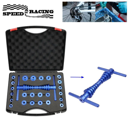 Bicycle Bearing Press Set For Wheels/Hub BB Axis Installation Kit Bike Soft Tail Frame Turning Point Bearing Hub Assembly Tool by InterCyprus Trading Ltd