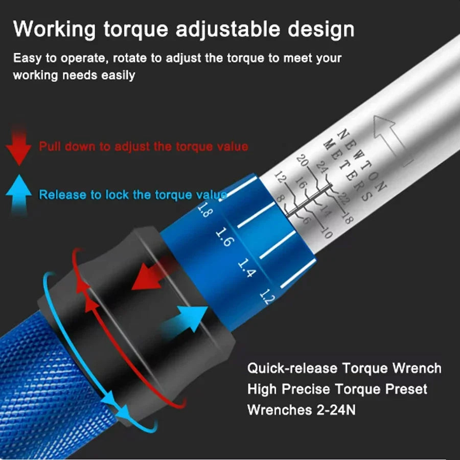 Quick-release Torque Wrench Repairing Tool High Precise Torque Preset ...