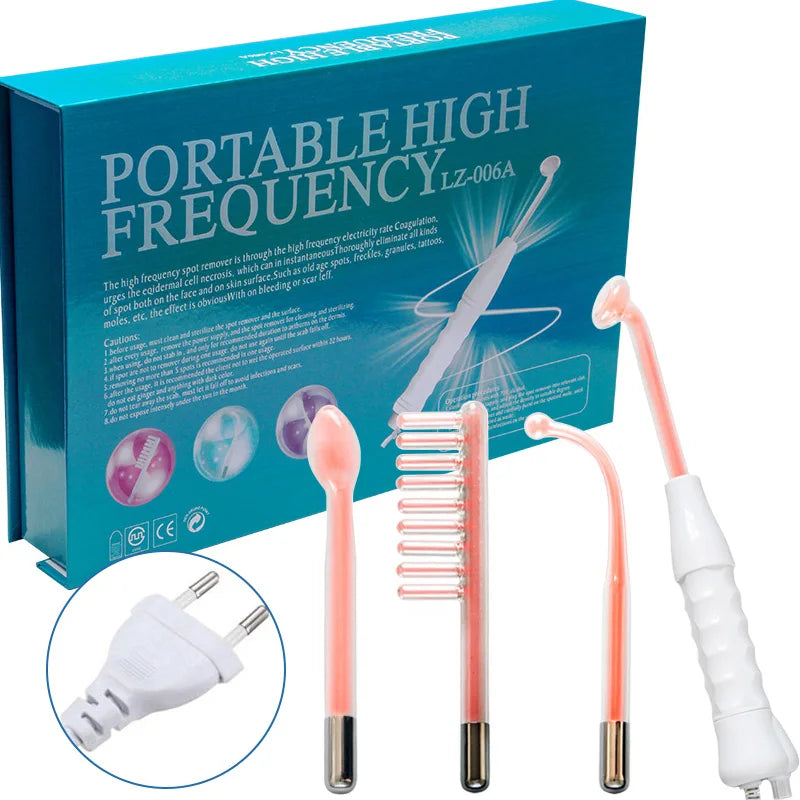 LZ006A High Frequency Wand &ndash; Skin Tightening And Acne Care EU PLUG