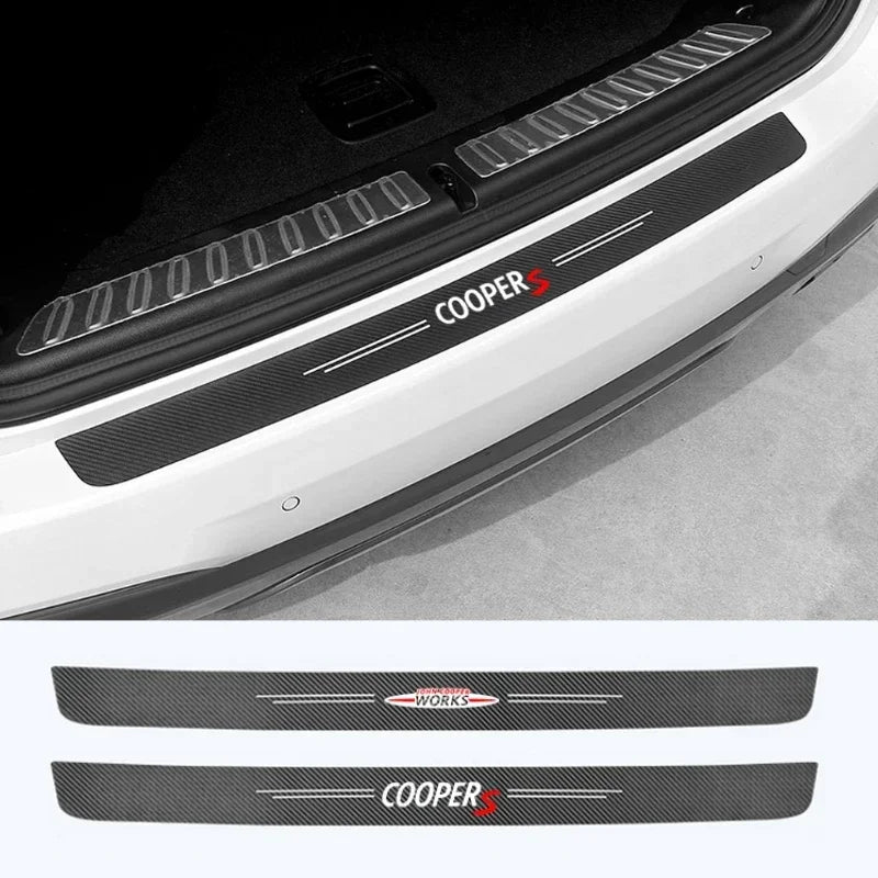 Kohlefaser Türschwellenaufkleber für Mini Cooper R50 R56