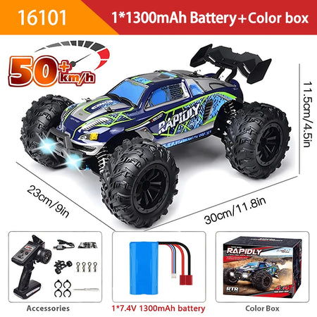 WLtoys 16103 Fast RC Car &ndash; High-Speed 50km/h Off-Road Fun 16101 50KM-H Box