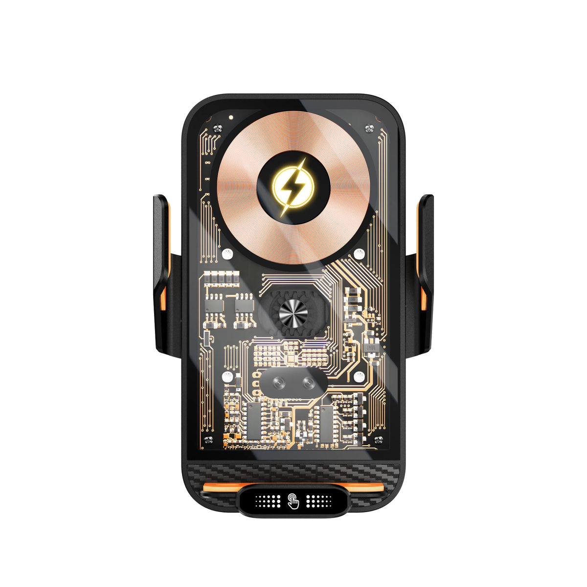 15W Car Magnetic Charging Stand - 66W Fast Auto Reset BLACK