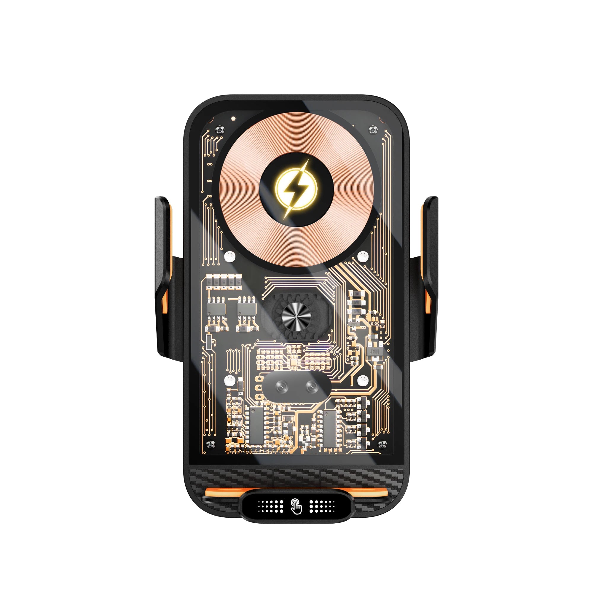 15W Car Magnetic Charging Stand - 66W Fast Auto Reset BLACK