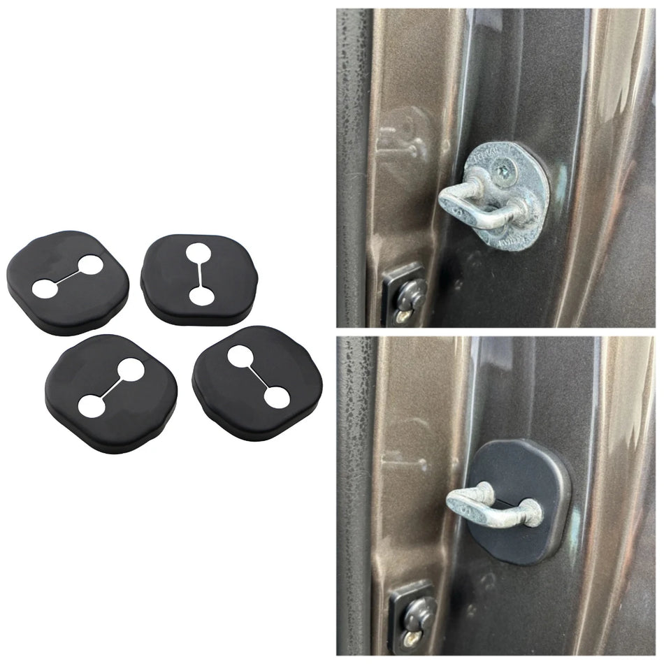 Durų spynos dangtelis ABS juodas Kia K5 Forte Sorento Carens Borrego Cadenza Shuma ir Hyundai iX45 HB20