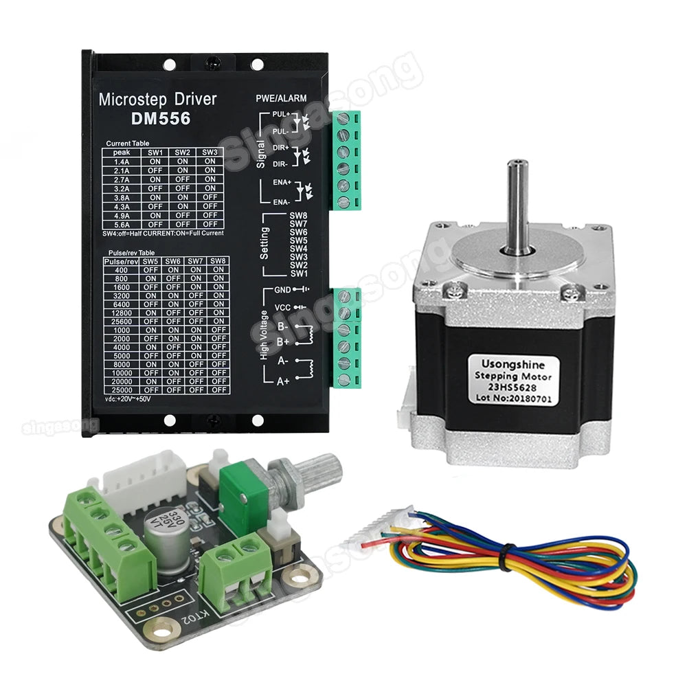 Nema 23 23HS5628 Stepper Motor &ndash; Exceptional Precision and Control with DM556 / 23HS5628-8.0