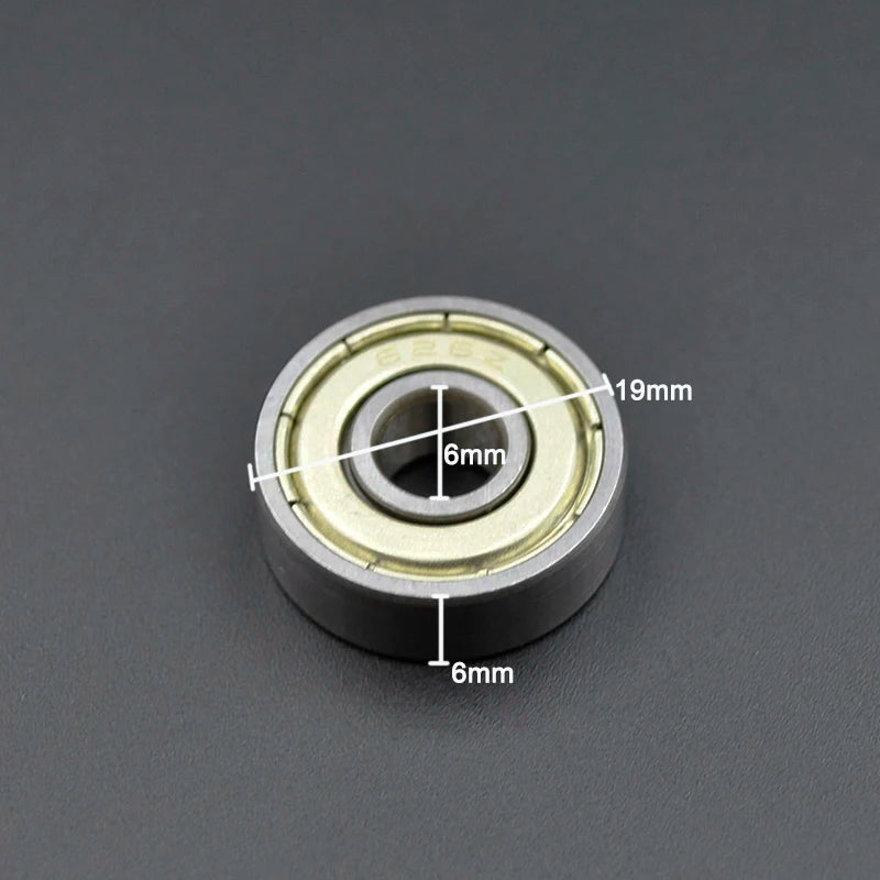 626ZZ Deep Groove Ball Bearing - Chrome Steel Construction 626 ZZ / CHINA / 10Pcs